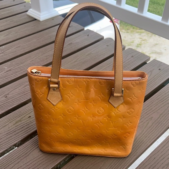 Louis Vuitton Orange Monogram Tote - Picture 1 of 9